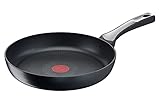 Tefal G27406 Steak It Easy Bratpfanne 28 cm | Antihaftbeschichtung | widerstandsfähig | Thermo-Signal | induktionsgeeignet | einfache Reinigung | höchste Leistung | Schw