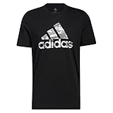 adidas Herren Camo Bos T-Shirt, Black, M