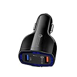 USB C Auto Steckdose, Asudaro 35W 12V-32V Typ C PD&C Zigarettenanzünder Dose Auto Ladegerät USB C Auto Ladegerät für Laptop Tablet Handy Auto USB Power Adapter,Schw