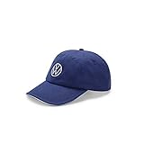 Volkswagen 000084300AT530 Basecap Kappe Cap Baseballcap blau, mit neuem VW Log