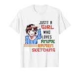 Girls Manga Just A Girl Who Loves Anime Ramen and Sketching T-S