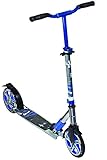 muuwmi Aluminium Scooter Deluxe – Tretroller, 205 mm, ABEC 7, für Kinder und Erwachsene, GS geprüft, höhenverstellbar, grau-b
