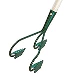 AGROHIT Gartenhacke 3 Zinken grün Kultivator Grubber Blumenharke Kralle mit Stiel 120