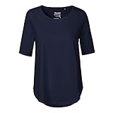 Neutral - Damen Halbarm Shirt / Navy, XXL