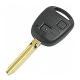 HUANGSB Autoschlüssel mit 2 Tasten und 304 MHz und 4D67 Chip, passend für Toyota Prado 120 2002 2003 2004 P/N: 60120