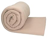 Betz Jumbo Fleecedecke Kuscheldecke XXL Größe 220x240 cm Qualität 200g/m² Farbe Sand beig