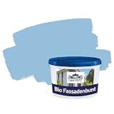 Fassadenfarbe Blau Bio Fassadenbunt Capital Paint Hausfarbe Langlebig Grundwasserschutz Topas 3 5L