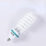RALENO 85W Fotolampe Fotoleuchte Tageslichtlampe Glühlampe Dauerlicht Energiesparlampe E27 Birne für Fotostudio S