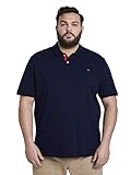 TOM TAILOR Men+ Herren Plussize Basic Poloshirt, 10668-Sky Captain Blue, 3XL