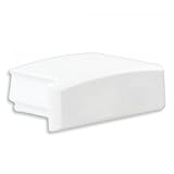 LED Profil Anser 1/2 Meter Opal Alu Eloxiert/Weiss/schwarz (Endkappe Weiß ohne Kabelausgang)