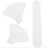 Schweißpads, 20pcs Neck Liner Pads Einweg Selbstklebende Hut Kragen Protector Schweißflecken Neck Liner Pads für Männer und Frauen(Weiß)