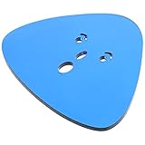 Healifty Acryl Bahn Lustige Bierdeckel Nicht- Slip Coaster Wärme Beständig Trinken Coaster Schüssel Schüssel Matte Küche Geschirr (Blau)