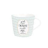 Grafik Werkstatt Kaffee-Tasse mit 100 % Echtgold | Porzellan Tasse | 420 ml | T