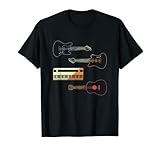 Musik Bandinstrumente Gitarristen und Keyboardspieler T-S