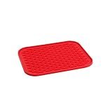 Multifunktions Küchen Arbeitsplatten Silikon Spüle Abtropfmatte Abtropfmatte Abtropfgestell Matte Pad Zubehör rutschfestem anti-hot Rechteck 30 x 24 