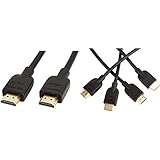 Amazon Basics Hochgeschwindigkeits-HDMI-Kabel 2.0, Ethernet, 3D, 1,8m, 24er-Pack & PBH-48914 Hochgeschwindigkeits-HDMI-Kabel 2.0, Ethernet, 3D, 0,9 m, 3er-Pack