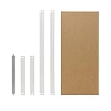 shelfplaza® OFFICE Komplettes Fachboden-Set für Steckregale 120x30 cm in lichtgrau/HDF-Fachboden/zusätzliche Fachböden für Schwerlastreg