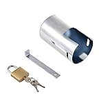 Hifuture Wasserhahn Sperren Schloss Lock Tap Schutzabdeckung Diebstahlsicherun Schutzhülle Hochwertiges Metallisches Eisen Multifunktionale Schloss Abdeckung Für Außenbereich Garten Kü