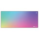 KaterGames Mousetrap #3 XXL Gaming Mauspad 120 x 60 cm vernähte Ränder - RGB Look bunt - für Maus und T