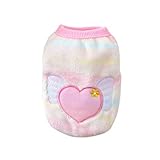 Balacoo Hundepullover Winter Strickpullover Weste Hund Kostüm Kleidung Warme Mäntel T-Shirt Jacke für Welpen Kleiner Hund Katze Größe XS