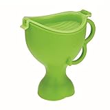 HXFANG Bewegliche Auto-Reise im Freien Erwachsenen männlichen und weiblichen Toilette Urinal Trichter Campingtoilette pinkelt Notfall-Transport Lagerung (Color Name : Green)