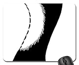 Mauspad Vintage Japanische Kunst Schwarz-Weiß-Zeichnung Gaming Mausmatte Anti Rutsch Gummiunterseite Hochwertiges Gaming Mousepad Multifunktionales Mausunterlage Für Laptop/Pc, 25X30 C
