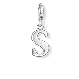 Thomas Sabo Damen-Charm-Anhänger S Buchstabe Charm Club 925 Sterling Silber 0193-001-12