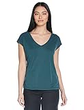 VERO MODA Damen VMFILLI SS V-Neck Tee GA NOOS T-Shirt, Sea Moss, M