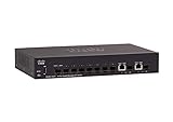 Cisco Systems SG350-10SFP Gigabit Managed SFP-Switch mit 10 Ports (SG350-10SFP-K9-EU) Schw