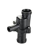 ZHENGJI THERMOSTATGEHÄUSE. Fit FÜR MG Rover TF ZT 75 Autos MIT PRT PEM000020 PEM10025 Land Rover MG ZR 25 ZS MGF MGTF E-PEM10025L (Color : Black)