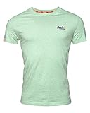 Superdry Herren ORANGE Label Vintage Embroidery S/S Tee T-Shirt, Türkis (Spearmint Marl Dcr), M