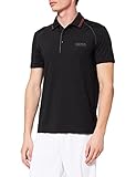 BOSS Herren Pauletech Polohemd, Black1, XXL