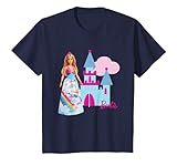 Kinder Barbie T-Shirt, Mädchen, Schloss, viele Größen+Farb
