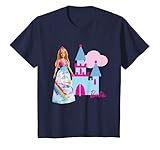 Kinder Barbie T-Shirt, Mädchen, Schloss, viele Größen+Farb