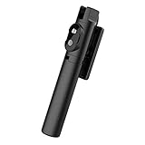 Bluetooth Selfie Stick Stativ,Erweiterbar 3 in 1 Selfie Stange Wireless Selfie-Stange Stab 360°Rotation Bluetooth-Fernauslöse für iPhone/Samsung/Huawei/GoPros/Digitalkameras Handy Zubehör (Black)