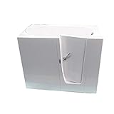 Rubin Badewanne,Sitzwanne mit tür, rechtseitig, 14 cm hoher Einstieg …