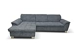 DOMO Collection Ecksofa Franzi / Couch in L-Form Sofa Polsterecke / 279 x 162 x 81 cm / Eckcouch in Stoff g