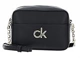 Calvin Klein Damen RE-Lock Crossovers, Ck Schwarz, M