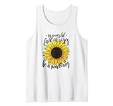 Sonnenblume Rose Blume Natur Schönheit Natürlich Blumig Tank Top