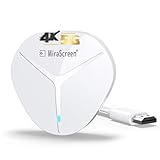 AT-Mizhi Wireless HDMI Display Adapter, 4K HDR HDMI WiFi Streaming Dongle Bildschirm teilen Anzeigeempfänger Unterstützung für Miracast/DLNA/Airplay für Android/iOS/Windows/Mac OS/Monitor/Projek