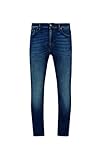 7 For All Mankind Mens Skinny Jeans, Dark Blue, 36