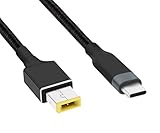 CERRXIAN Ladekabel für ThinkPad X1 Carbon T470s T470 T460 T460s T450 T450 (quadratisch, 100 W), 2