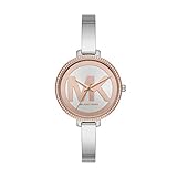 Michael Kors Women's Jaryn Quartz Watch with Stainless Steel Strap, Silver, 8 (Model: MK4546)