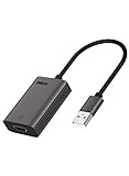 Yehua USB zu HDMI Adapter Kompatibel mit MacOS 10.12, HD 1080P Audio Video Grafikkabel Konverter für PC/Laptop,kompatibel mit Windows XP/10/8/7