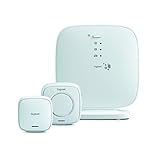 Gigaset Security Pack Einsteiger - Smart Home Alarmsystem zum Schutz Ihrer Haustür mit Basisstation, Türsensor und Alarmsirene - App Steuerung, weiß