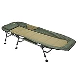 MK-Angelsport Angelliege Karpfenliege Relax bis 150 kg belastbar Nightdreamer Bedchair Liege Gartenliege Fischerlieg