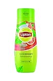 SodaStream Sirup Lipton Green Ice Tea 1x Flasche ergibt 9 Liter Fertiggetränk, Sekundenschnell zubereitet und immer frisch, 440