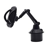 BANGNA Universal Car Cup Holder Phone Mount Adjustable Angle Smart Phone Cradle S
