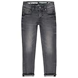 Vingino Jungen Boys Jeans Hose Skinny fit Alfons Dark Grey Vintage (164)