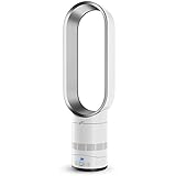 QTQHOME Ständer Klimaanlage Lüfter Für Home Mit Timer,Oszillierende Ruhig Kind Sicherheit Tower Fan Mit Fernbedienung,Bladeless Bodenventilatoren-Silber 65 * 25 * 20